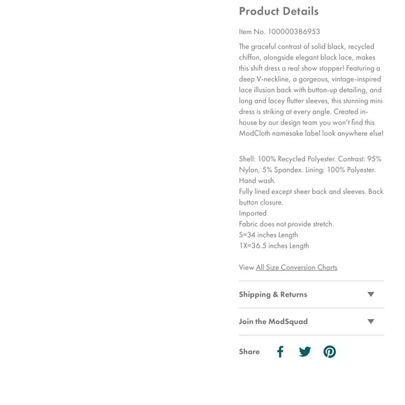 ModCloth Lavished in Lace Shift Dress - Picture 14 of 14